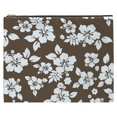 Sepia Hawaiian Cosmetic Bag (xxxl)  by AlohaStore