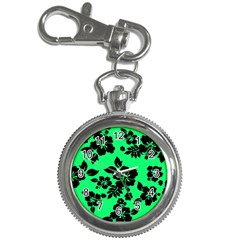 Dark Lime Hawaiian Key Chain Watches by AlohaStore