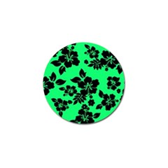 Dark Lime Hawaiian Golf Ball Marker (4 Pack) by AlohaStore