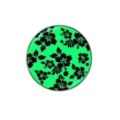 Dark Lime Hawaiian Hat Clip Ball Marker (10 Pack) by AlohaStore