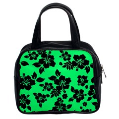 Dark Lime Hawaiian Classic Handbags (2 Sides) by AlohaStore