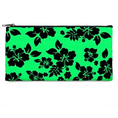 Dark Lime Hawaiian Pencil Cases by AlohaStore