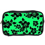 Dark Lime Hawaiian Toiletries Bags 2-Side Back