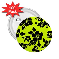 Dark Hawaiian 2 25  Buttons (100 Pack)  by AlohaStore