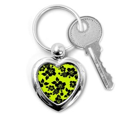 Dark Hawaiian Key Chains (heart)  by AlohaStore