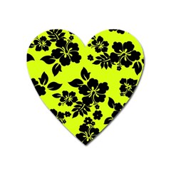 Dark Hawaiian Heart Magnet by AlohaStore