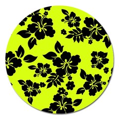 Dark Hawaiian Magnet 5  (round) by AlohaStore