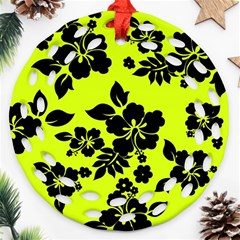 Dark Hawaiian Ornament (round Filigree)  by AlohaStore