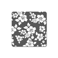 Gray Hawaiian Square Magnet by AlohaStore