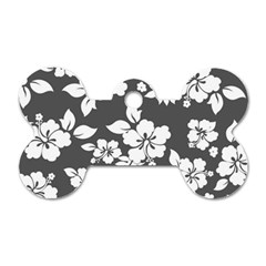 Gray Hawaiian Dog Tag Bone (one Side) by AlohaStore