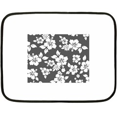 Gray Hawaiian Fleece Blanket (mini) by AlohaStore