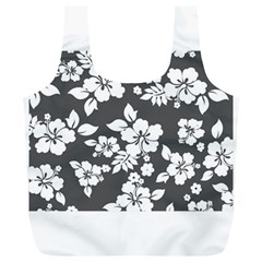 Gray Hawaiian Full Print Recycle Bags (l)  by AlohaStore