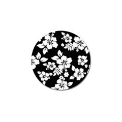 Black And White Hawaiian Golf Ball Marker (4 Pack) by AlohaStore