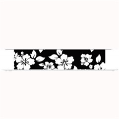 Black And White Hawaiian Small Bar Mats by AlohaStore