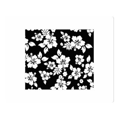 Black And White Hawaiian Double Sided Flano Blanket (large)  by AlohaStore