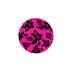 Dark Baby Pink Hawaiian Golf Ball Marker (4 Pack) by AlohaStore