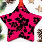 Dark Pink Hawaiian Ornament (Star)  Front