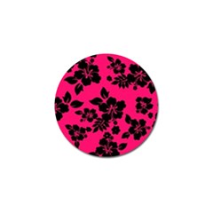 Dark Pink Hawaiian Golf Ball Marker (4 Pack) by AlohaStore