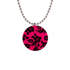 Dark Pink Hawaiian Button Necklaces by AlohaStore