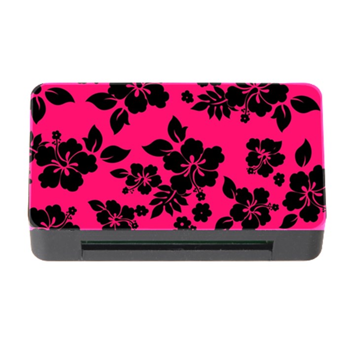 Dark Pink Hawaiian Memory Card Reader with CF