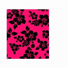 Dark Pink Hawaiian Small Garden Flag (two Sides) by AlohaStore