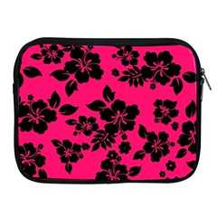 Dark Pink Hawaiian Apple Ipad 2/3/4 Zipper Cases by AlohaStore