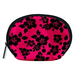 Dark Pink Hawaiian Accessory Pouches (medium)  by AlohaStore