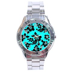 Blue Dark Hawaiian Stainless Steel Analogue Watch by AlohaStore