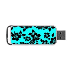 Blue Dark Hawaiian Portable Usb Flash (one Side) by AlohaStore