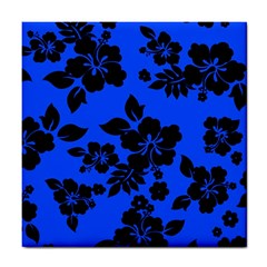 Dark Blue Hawaiian Tile Coasters by AlohaStore