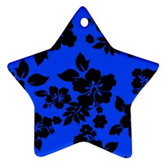 Dark Blue Hawaiian Ornament (star)  by AlohaStore