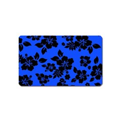 Dark Blue Hawaiian Magnet (name Card) by AlohaStore