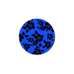 Dark Blue Hawaiian Golf Ball Marker (4 Pack) by AlohaStore