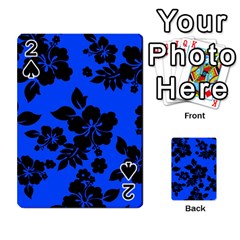 Dark Blue Hawaiian Playing Cards 54 Designs  by AlohaStore