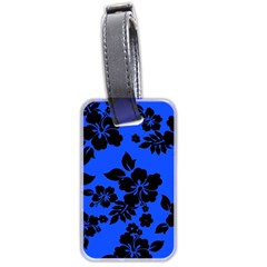 Dark Blue Hawaiian Luggage Tags (two Sides) by AlohaStore