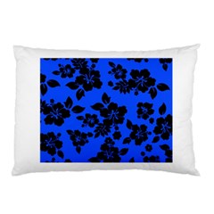 Dark Blue Hawaiian Pillow Case (two Sides) by AlohaStore