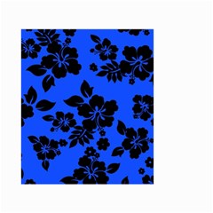 Dark Blue Hawaiian Small Garden Flag (two Sides) by AlohaStore