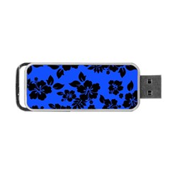 Dark Blue Hawaiian Portable Usb Flash (two Sides) by AlohaStore