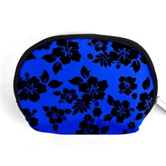 Dark Blue Hawaiian Accessory Pouches (medium)  by AlohaStore