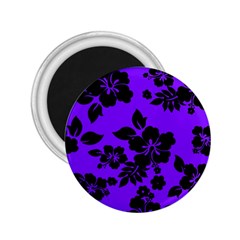 Violet Dark Hawaiian 2 25  Magnets by AlohaStore