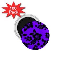 Violet Dark Hawaiian 1 75  Magnets (100 Pack)  by AlohaStore