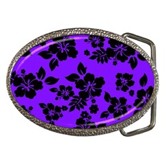 Violet Dark Hawaiian Belt Buckles by AlohaStore