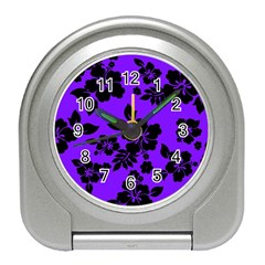 Violet Dark Hawaiian Travel Alarm Clocks by AlohaStore