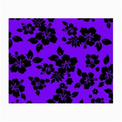 Violet Dark Hawaiian Small Glasses Cloth by AlohaStore