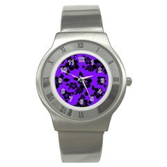 Violet Dark Hawaiian Stainless Steel Watch by AlohaStore