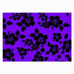 Violet Dark Hawaiian Large Glasses Cloth by AlohaStore