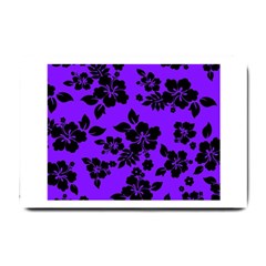 Violet Dark Hawaiian Small Doormat  by AlohaStore