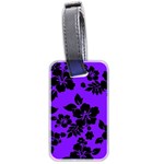 Violet Dark Hawaiian Luggage Tags (Two Sides) Front