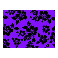 Violet Dark Hawaiian Double Sided Flano Blanket (mini)  by AlohaStore