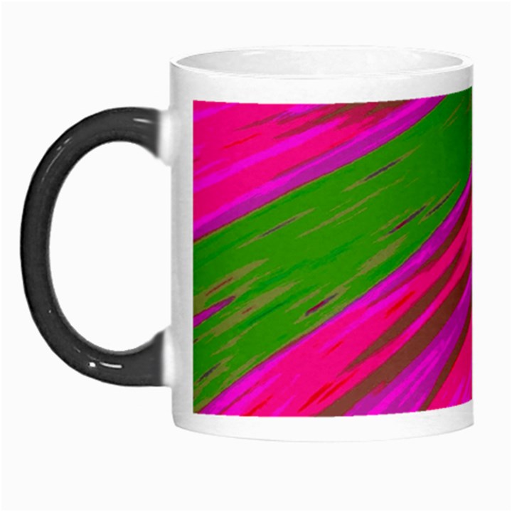 Swish Bright Pink Green Design Morph Mugs